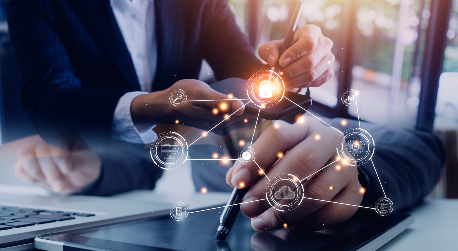 صورة تعبر عن خدمات التكنولوجيا والتحول الرقمي